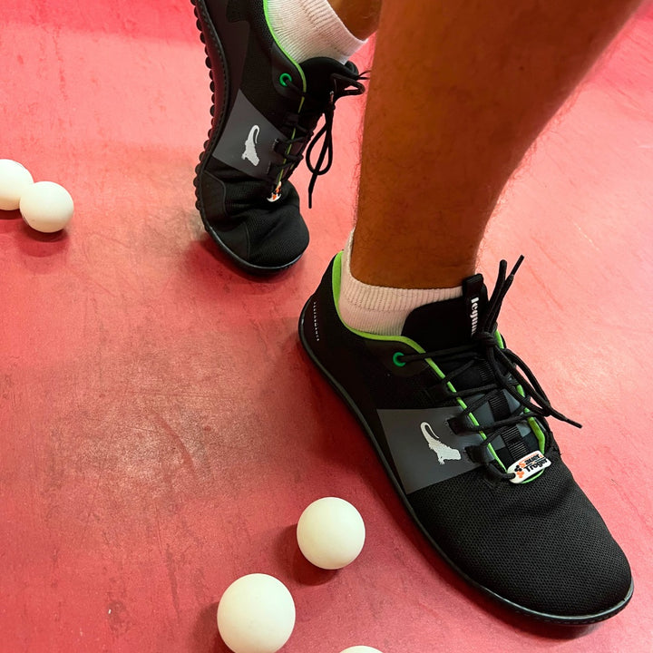 Spinwyn black - table tennis barefoot shoe | SPECIAL EDITION | Leguano x Sauer & Tröger