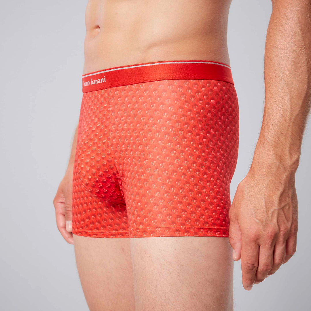 Pimpled underpants red/red