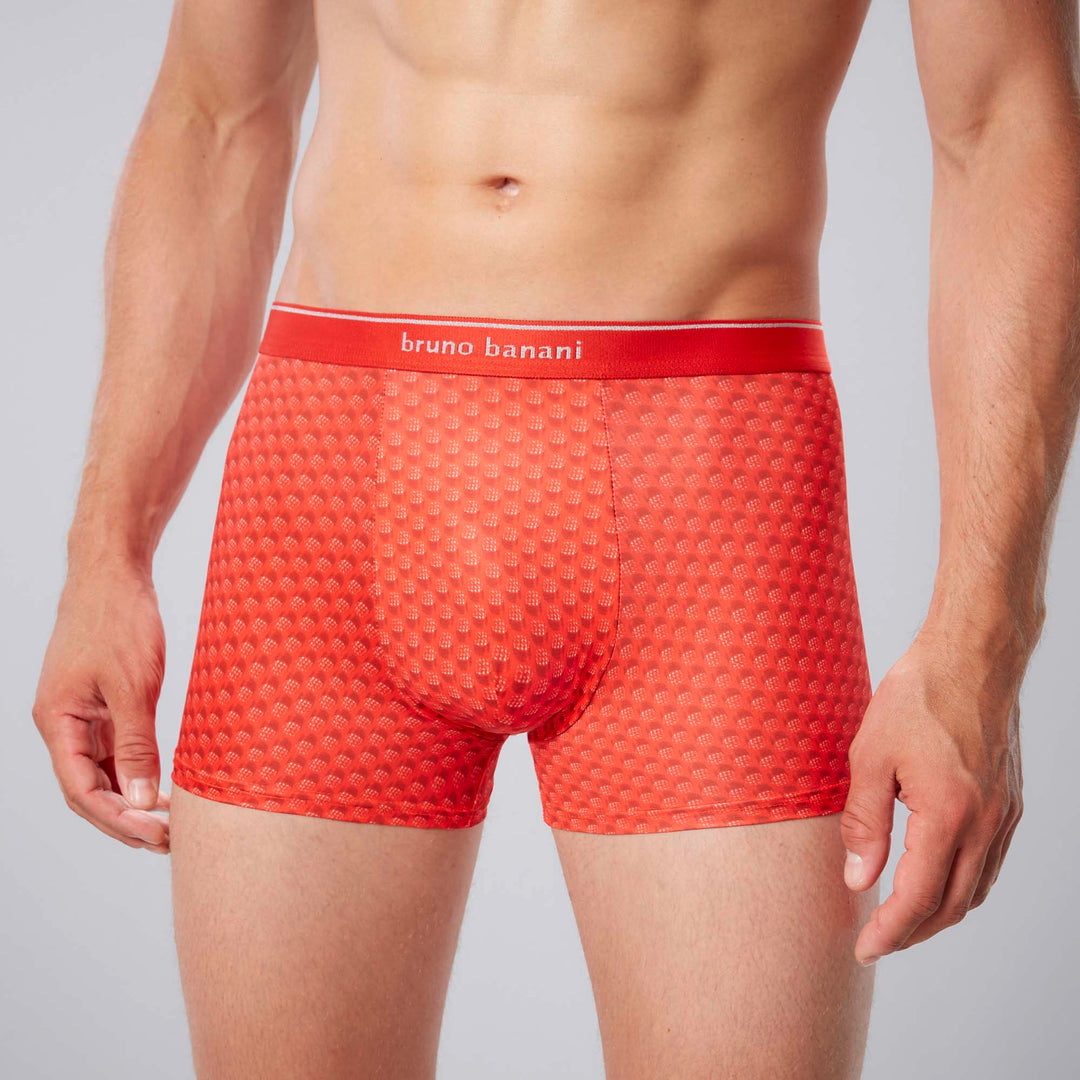 Pimpled underpants red/red