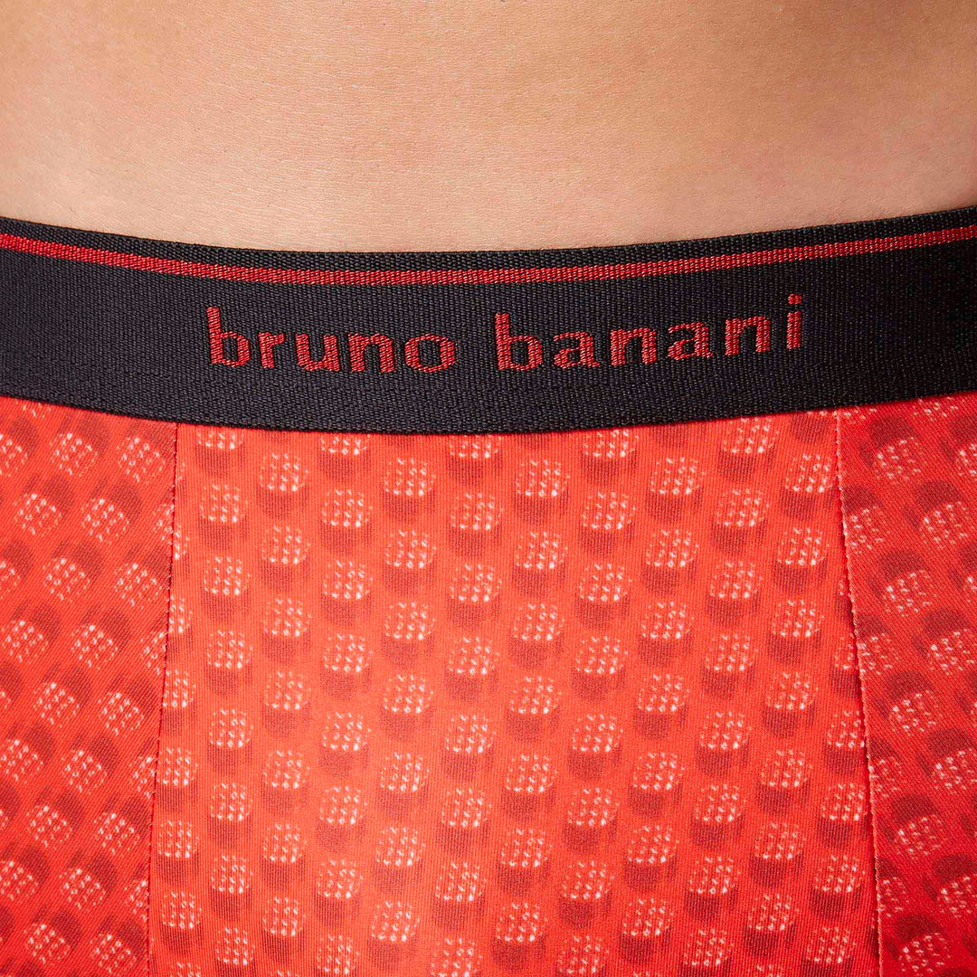 Pimpled underpants red/black