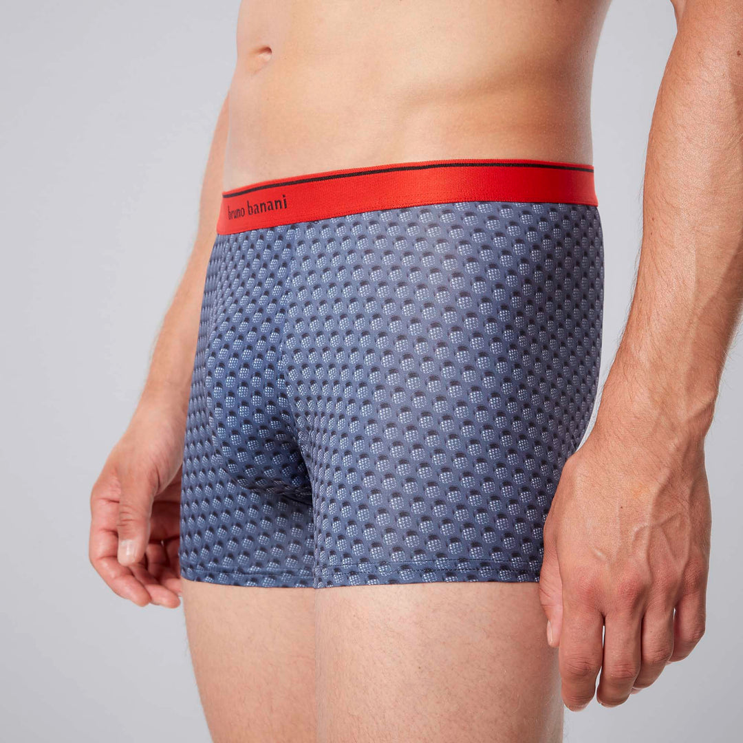 Pimpled underpants black/red