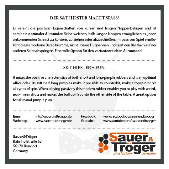 Hipster - Half Long Pimple