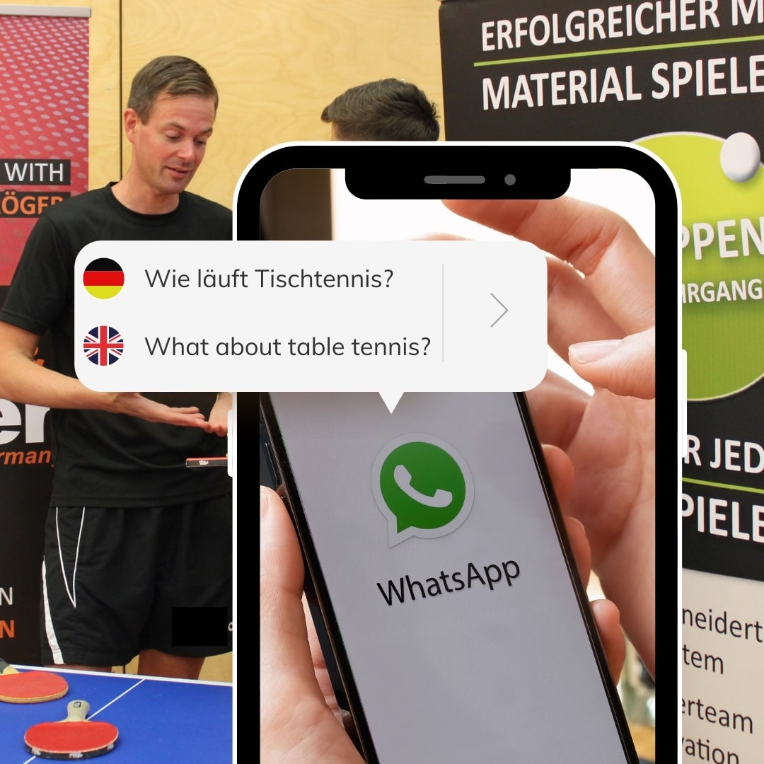 Sauer & Tröger Tischtennis Lange Noppen Kurze Noppen Anti Top Chat Tischtennisspieler