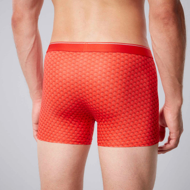 Pimpled underpants red/red