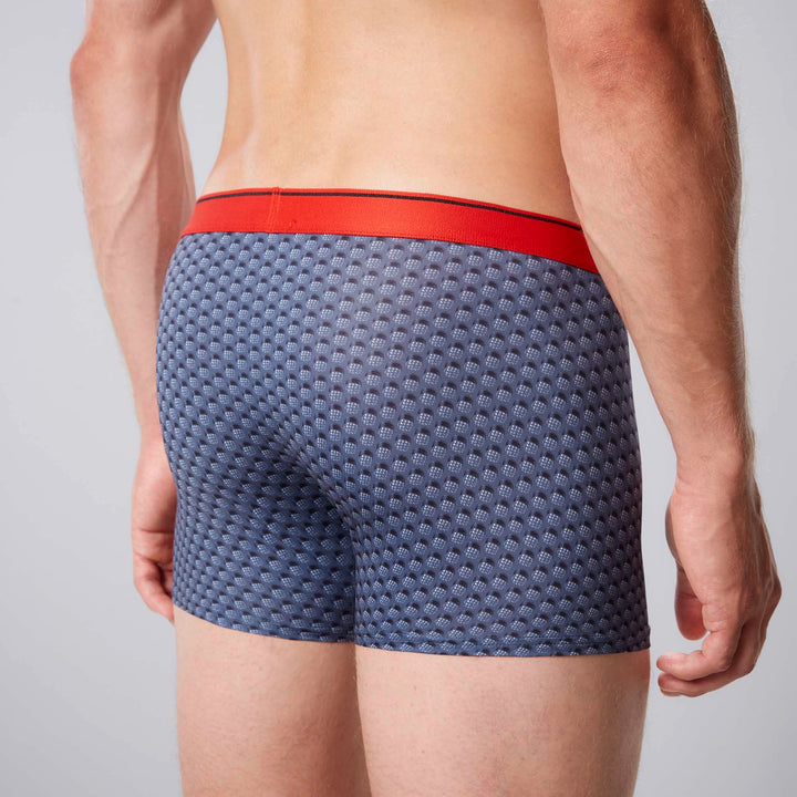 Pimpled underpants black/red
